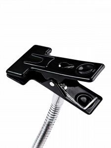 Лупа настольная с подсветкой на гибкой ноге с прищепкой Орбита INL38